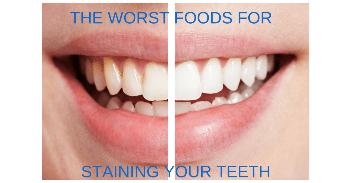 The Worst Food For Staining Your Teeth
